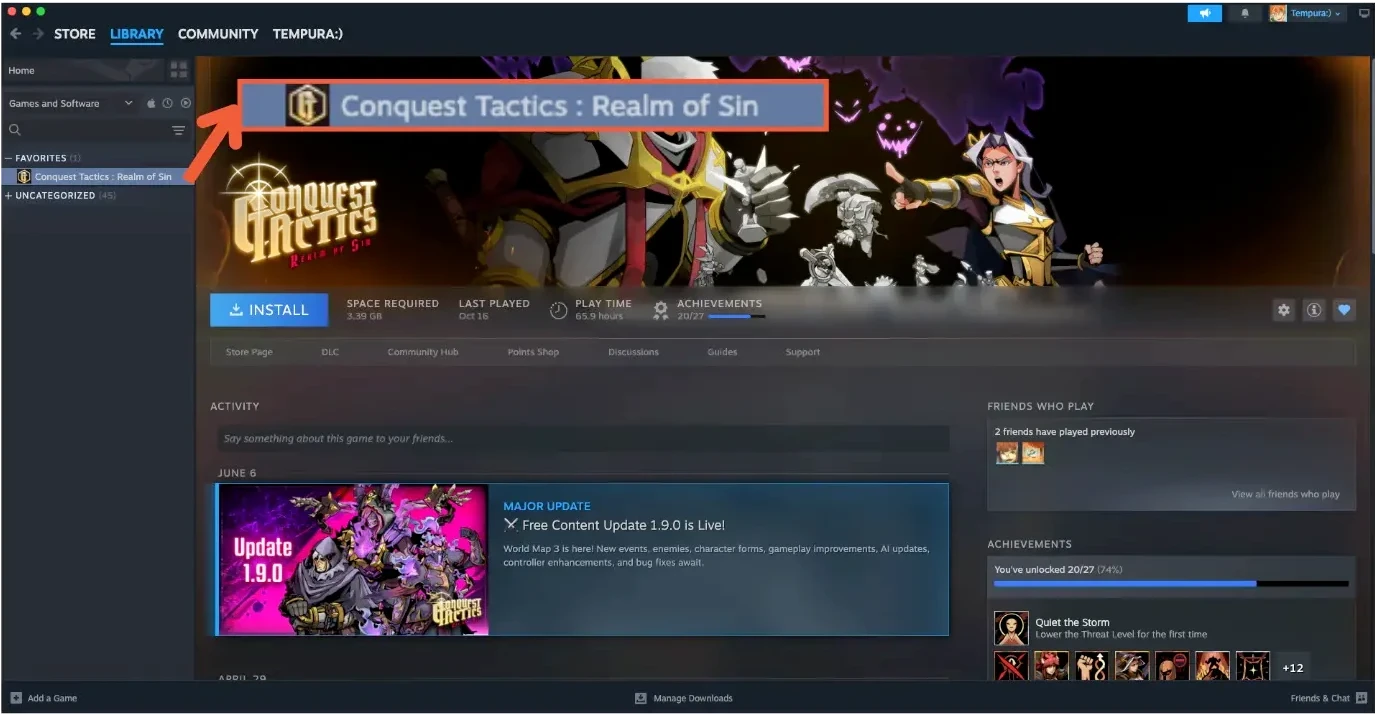 Step 4 in Steam: Ready to Play