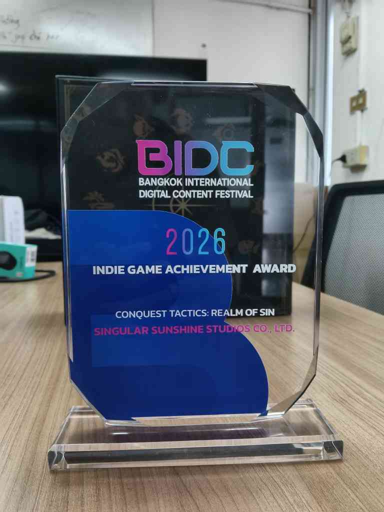Indie Game Achievment Award — BIDC 2026